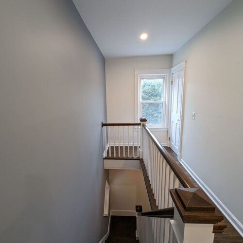 Precision Painting Plus residential house interior hallway painting