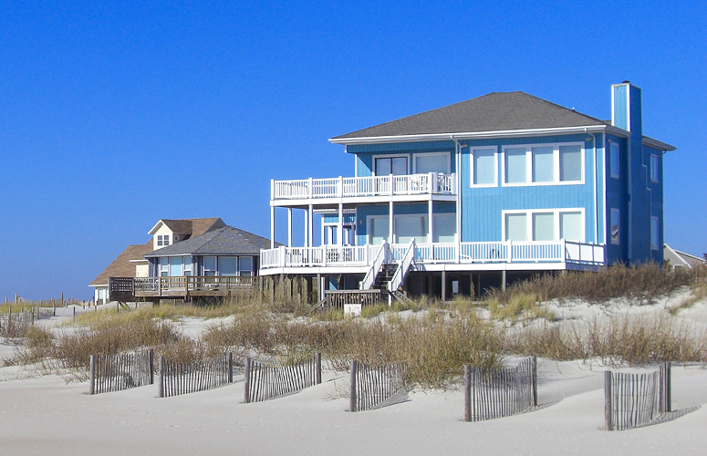 best beach house colors exterior